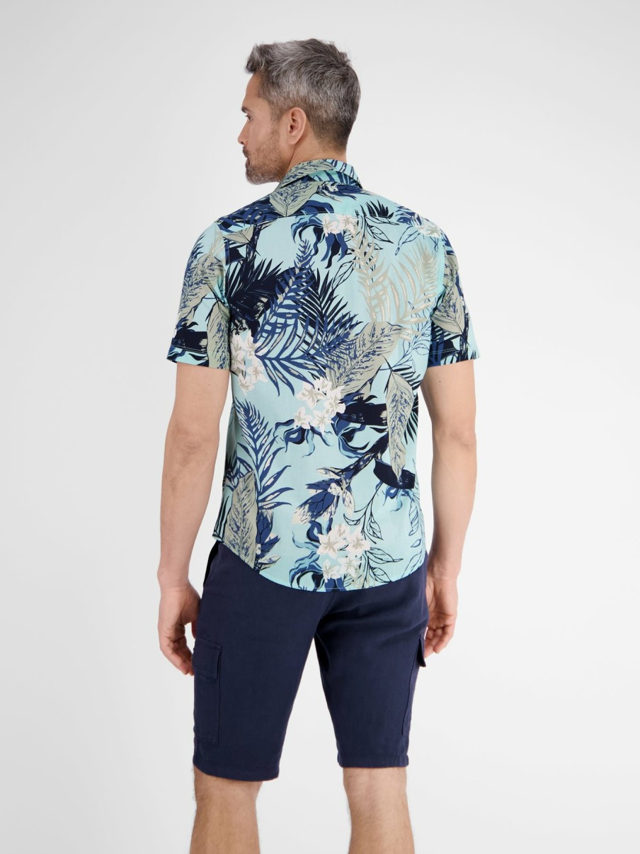 Heren LERROS | Shirt Met Halve Mouw *Hawaii*