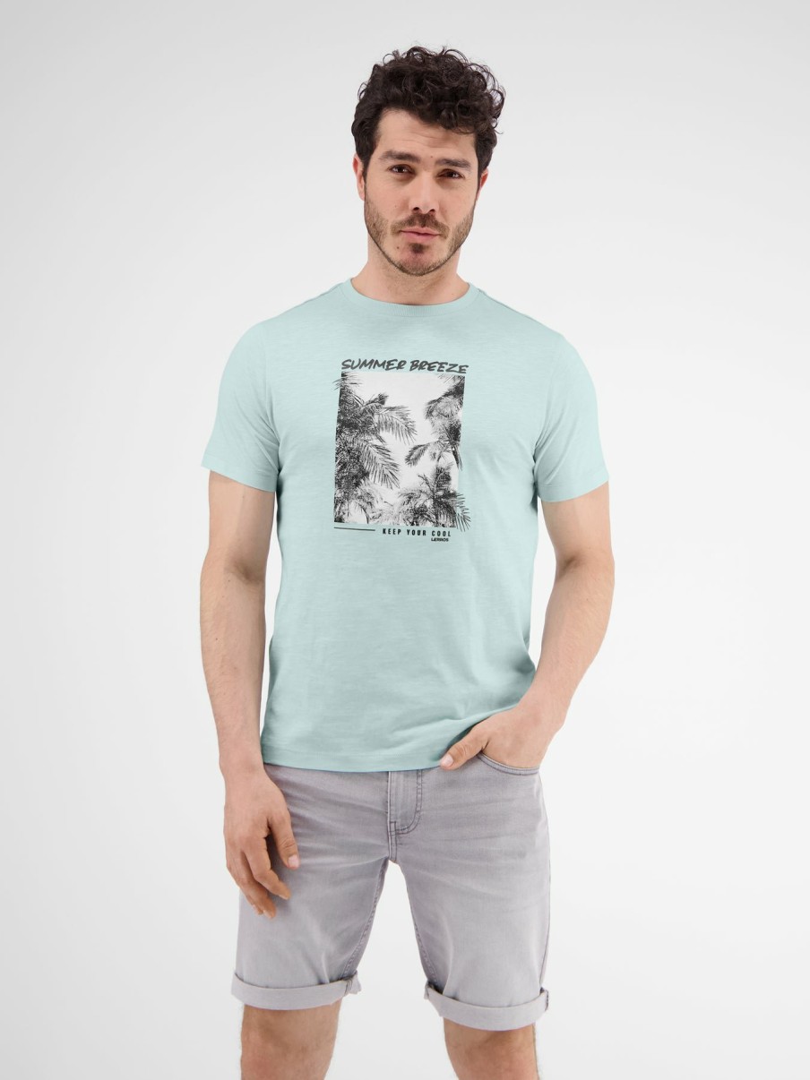 Heren LERROS | T-Shirt Met Fotoprint