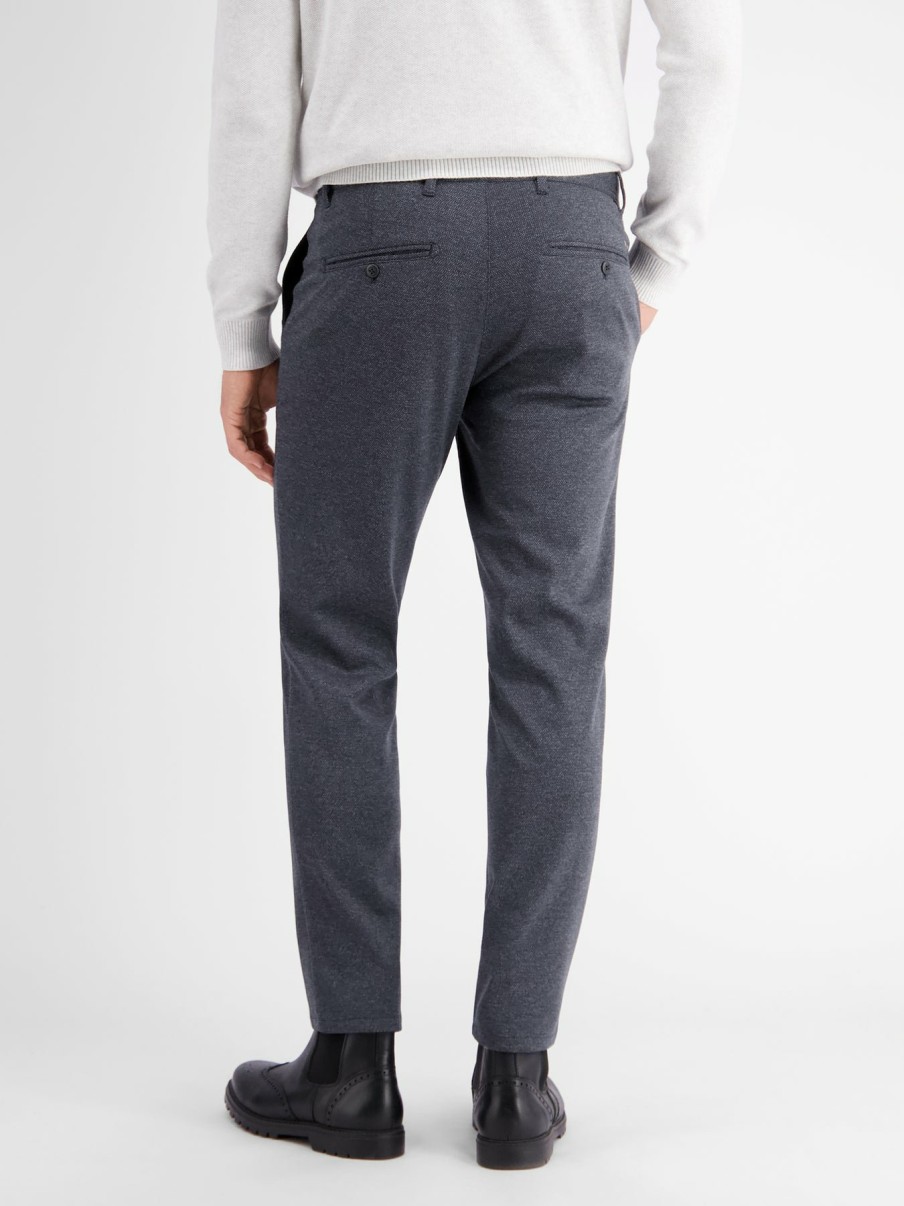 Heren LERROS | Chino Met Wollook Classic Navy