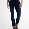 Heren LERROS | Crimson 5-Pocket Stretchdenim, Slim Fit Dark Blue