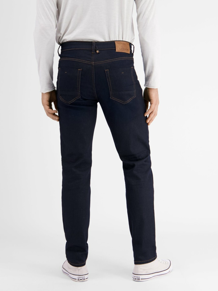 Heren LERROS | Conlin 5-Pocket Stretchdenim, Slim Fit Deep Blue