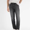 Heren LERROS | Baxter-Stretchdenim Met 5 Zakken In Relaxed Fit Black Used Wash