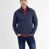 Heren LERROS | Sportief Sweatjack Classic Navy