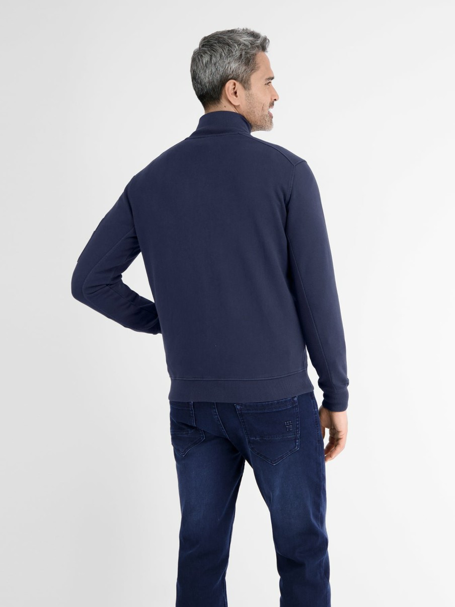 Heren LERROS | Sportief Sweatjack Classic Navy