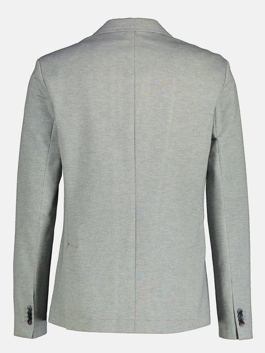 Heren LERROS | Jersey Jasje, Korte Maten Smoky Grey