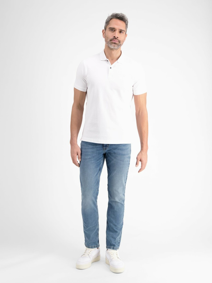 Heren LERROS | Baxter 5-Pocket Denim Stijl, Relaxte Pasvorm Blue Used Wash