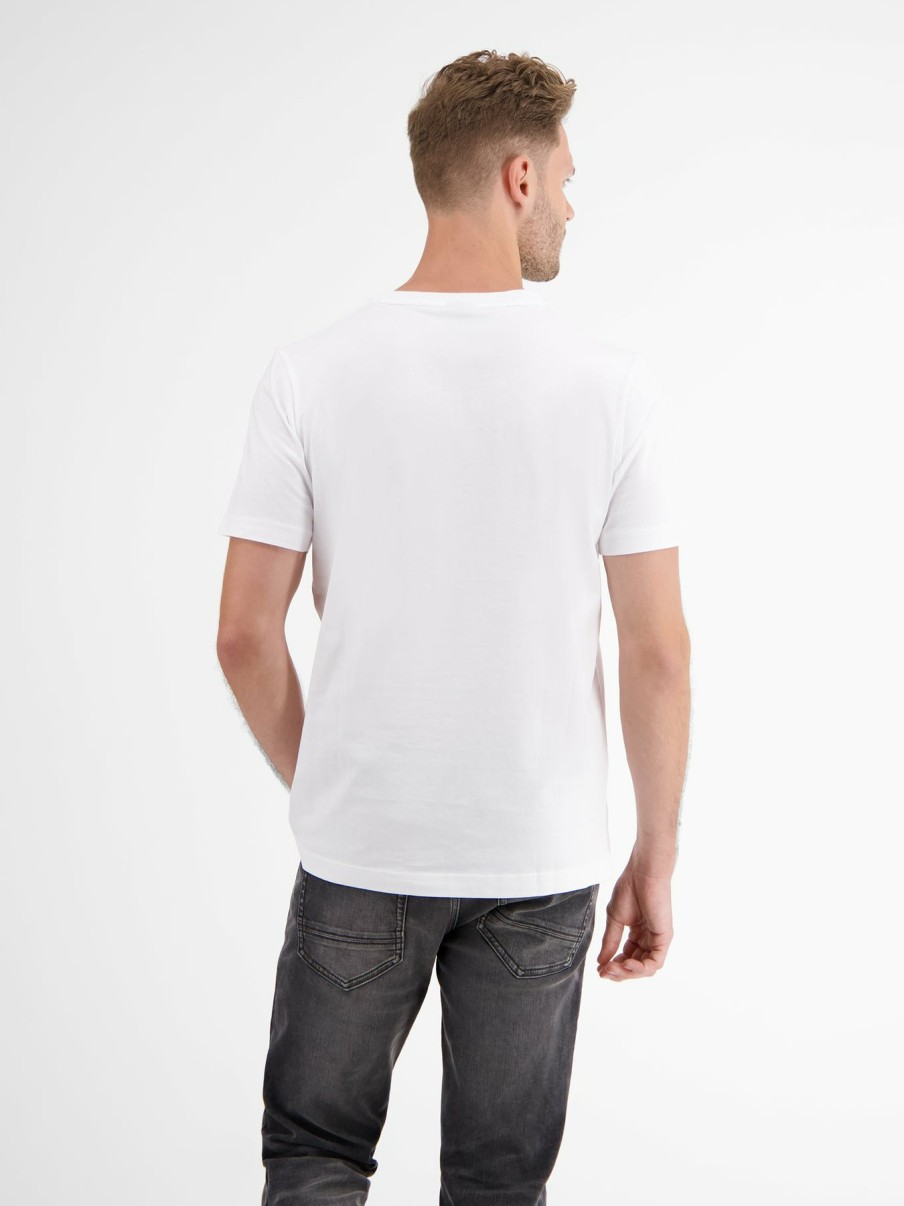 Heren LERROS | T-Shirt, Logoprint