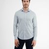 Heren LERROS | Shirt Met Lange Mouwen En Minimale Aop