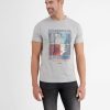 Heren LERROS | T-Shirt Met Print Op De Voorkant