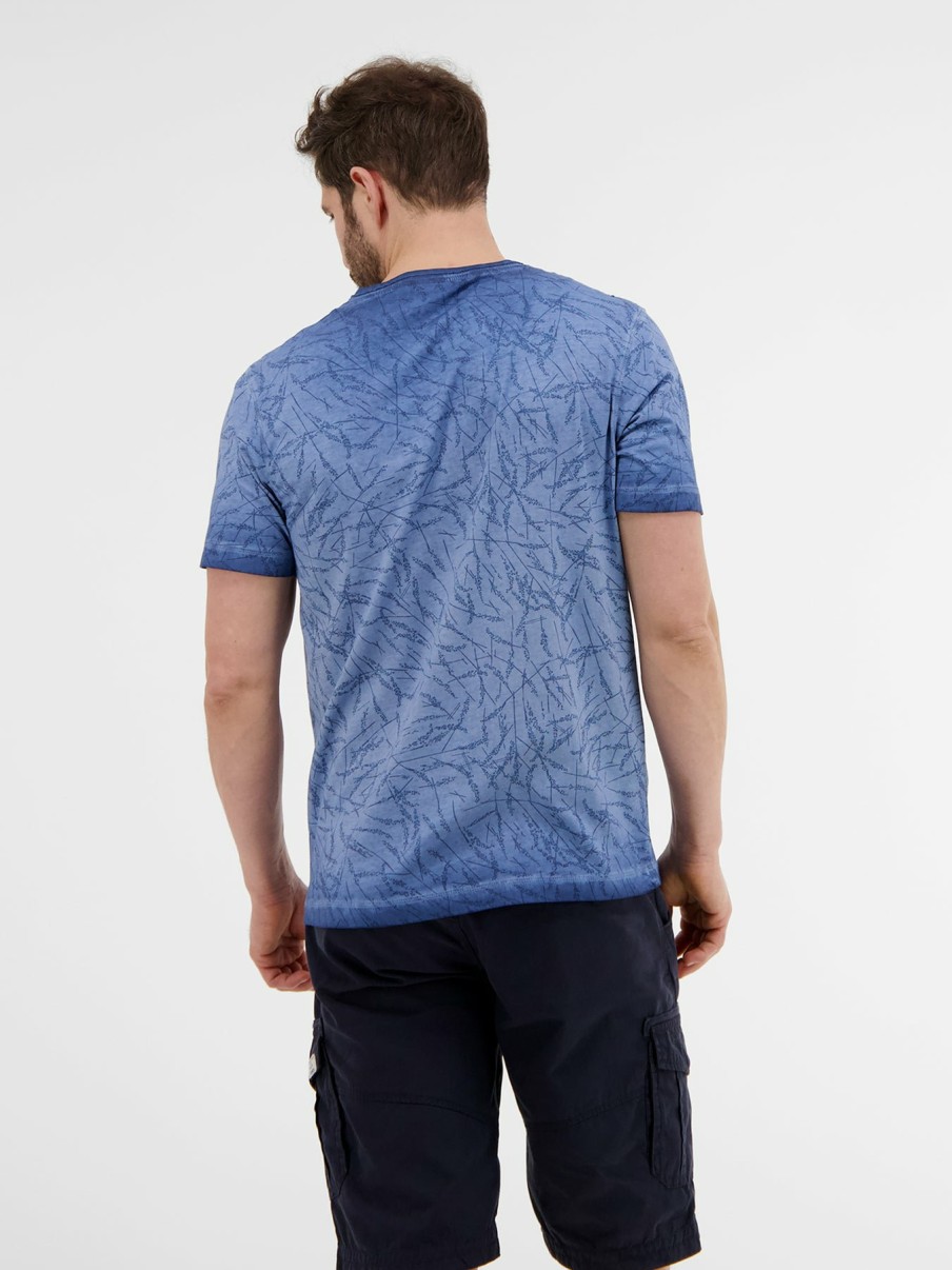 Heren LERROS | Serafino Met All-Over Print True Blue