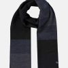 Accessoires LERROS | Viscose Sjaal. Gestreept Classic Navy