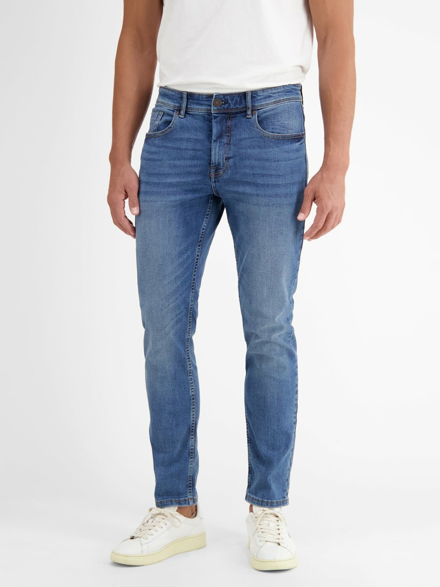 Heren LERROS | Baxter 5-Pocket Denim, Relaxed Fit, Effen Kleur