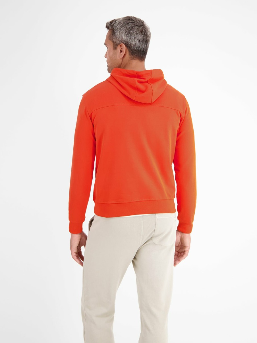 Heren LERROS | Sweathoodie *French Terry* Autumn Orange