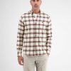 Heren LERROS | Shirt Met Lange Mouwen. Grote Flannel Ruit