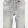 Heren LERROS | Jogg Denim Bermuda In Vervaagde Look Rock Grey Melan