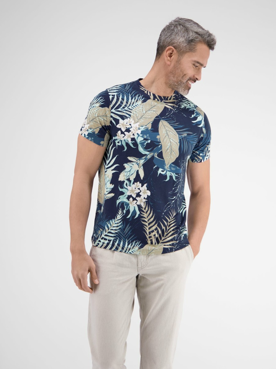 Heren LERROS | T-Shirt *Hawaiiaans*