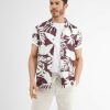 Heren LERROS | Shirt Met Korte Mouwen En Bloemenprint