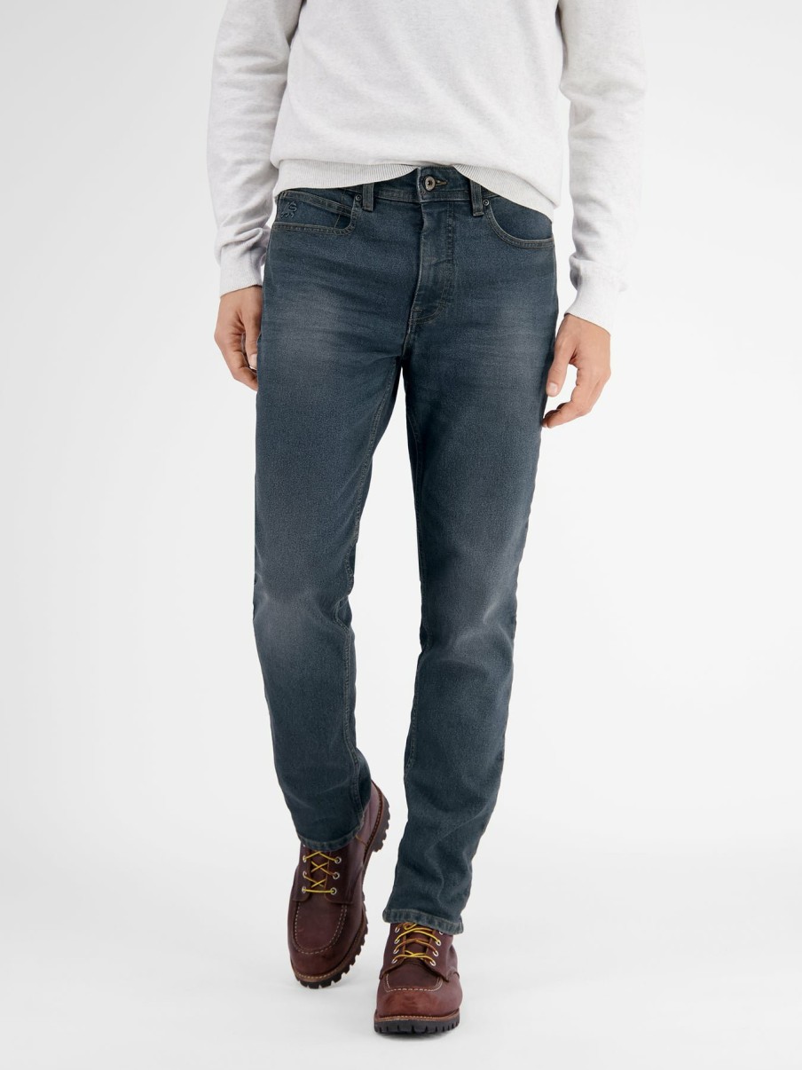 Heren LERROS | Baxter 5-Pocket Stretchdenim, Relaxed Fit Worker Blue