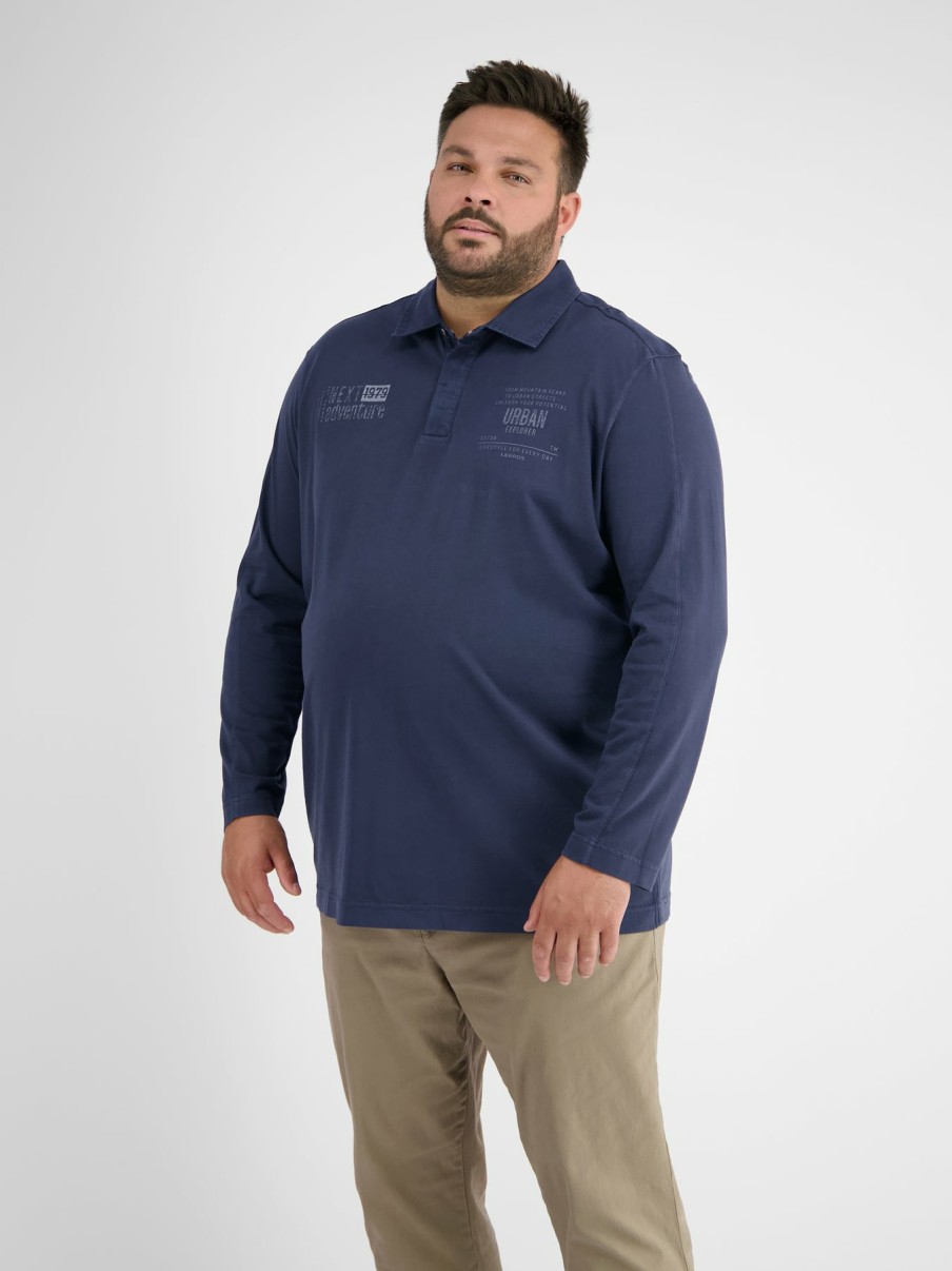 GROTE MAAT LERROS | Rugbyshirt Classic Navy