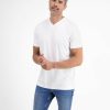 Heren LERROS | Dubbelpak Heren-T-Shirts, V-Hals Van Premium Katoenkwaliteit