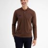 Heren LERROS | Jersey Polo In Rugbystijl Buffalo Brown