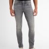 Heren LERROS | Conlin 5-Pocket Stretchdenim, Slim Fit, Grijs Anthrazit Melan