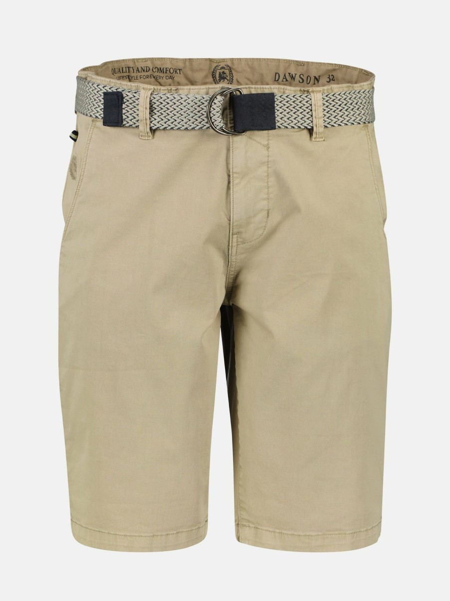 Heren LERROS | Chino Bermuda In Stretch Kwaliteit