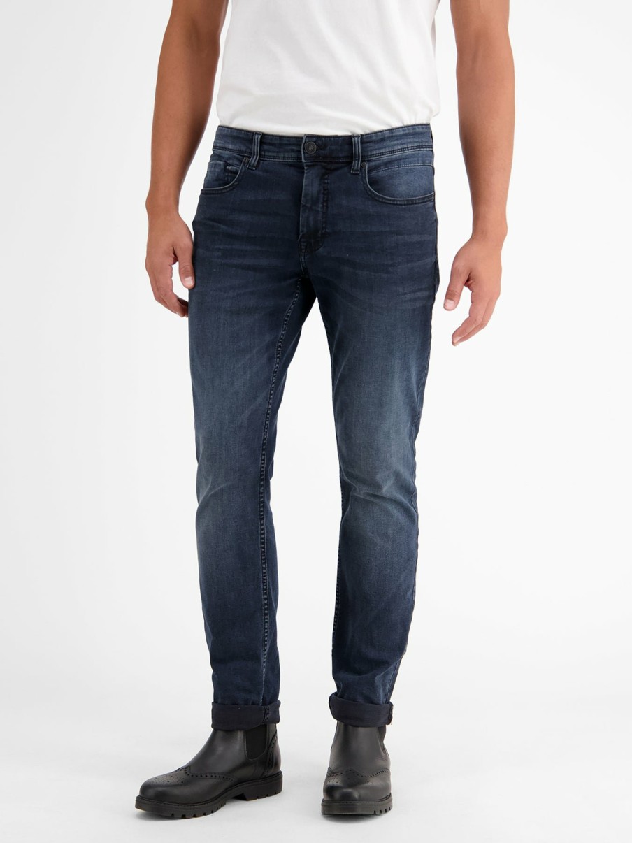 Heren LERROS | Baxter 5-Pocket Denim Stijl, Relaxte Pasvorm Dark Blue