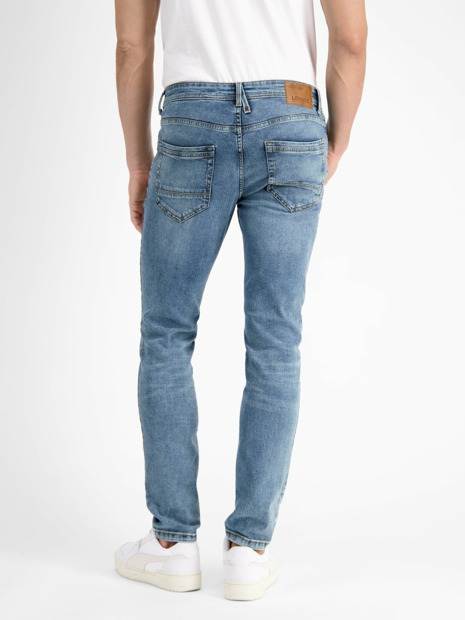 Heren LERROS | Conlin 5-Pocket Stretchdenim, Slim Fit , Blauw