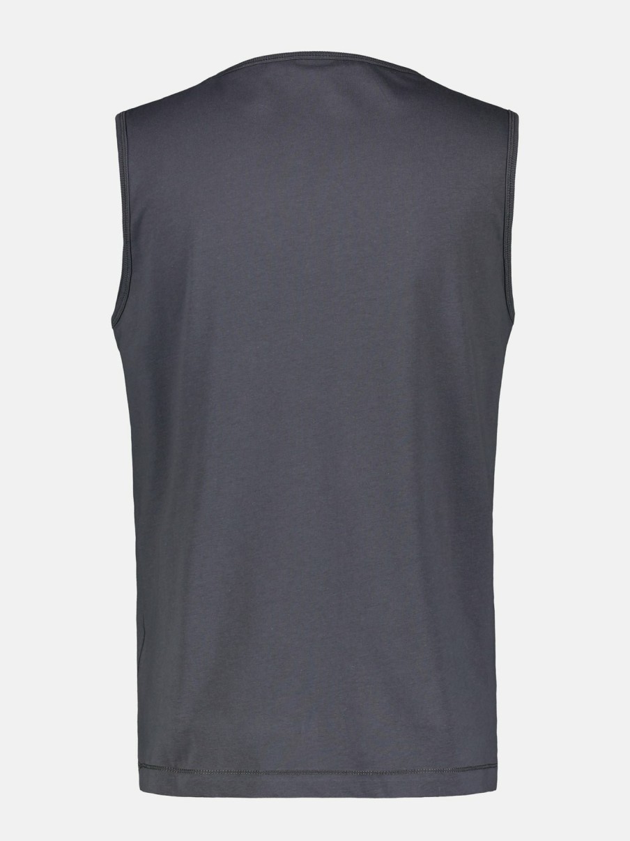 GROTE MAAT LERROS | Tanktop Met Geborduurd Logo