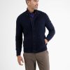 Heren LERROS | Grof Vest Met Kabelpatroon Navy