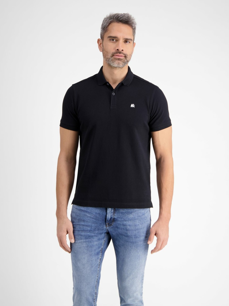 Heren LERROS | Basic Herenpoloshirt In Een Klassieke Pasvorm En Piquekwaliteit